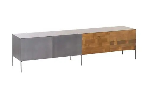 TV-Meubel – Pandora – Bruin – 221 x 55 cm – Tower Living Weekendaanbieding