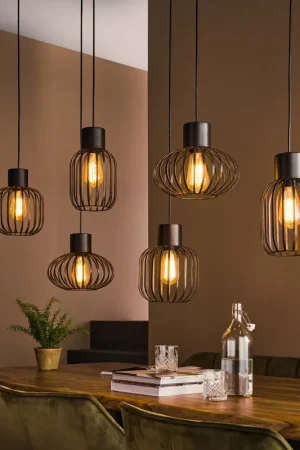 Weekendaanbieding Hanglamp Mix Metal 3 3 Lichts Charcoal