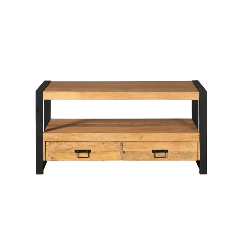 Nu Kopen Tv meubel Boaz Naturel Mangohout 120 cm