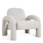 Gratis Retour Fauteuil Phiel - Naturel bouclé