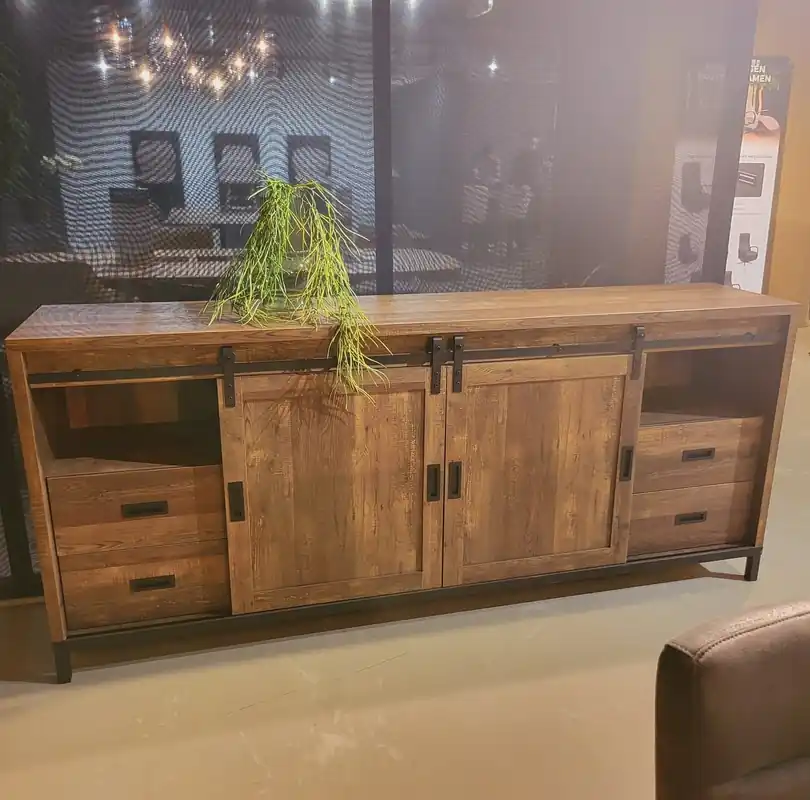 WoonMax Dressoir Stanley groot 2 deurs en 4 lades Koop Vandaag