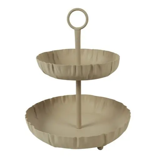 Countryfield Etagere 2l Dusan L crème- 34 x 34 x 40 CM Actieprijs