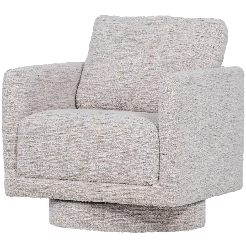 Premium Woood Oska Draaifauteuil Naturel Melange