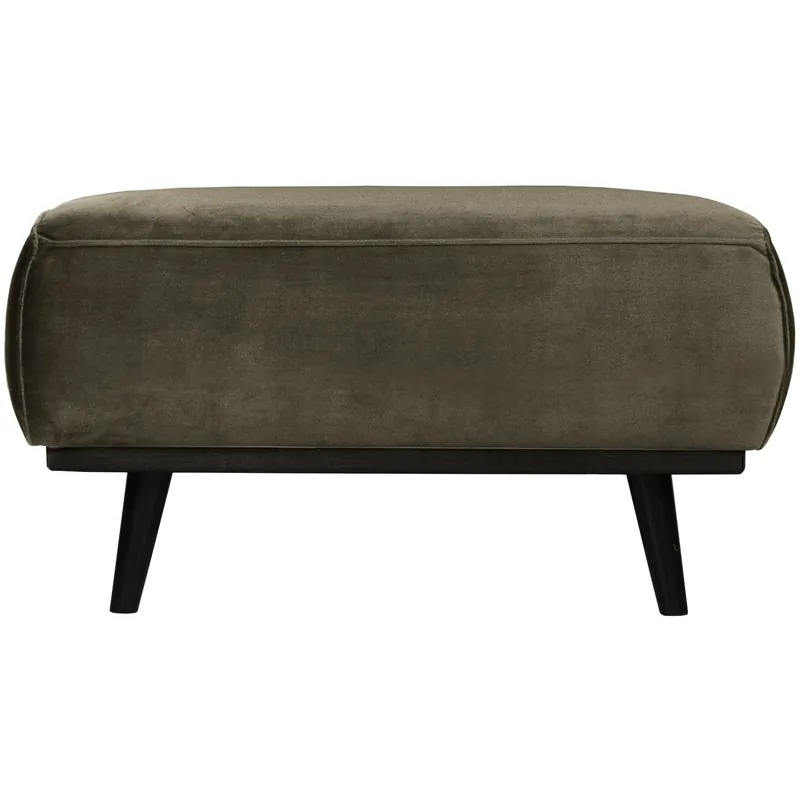 Gereduceerde Prijs Woood Statement hocker fluweel warm groen