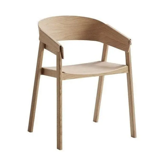 Speciale Aanbieding Muuto Cover eetkamerstoel eikenhout