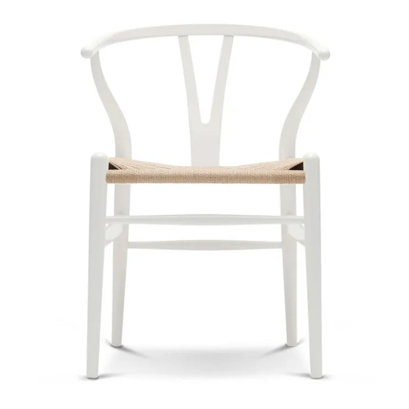 Lage Prijs Carl Hansen & Søn CH24 Wishbone Soft eetkamerstoel White