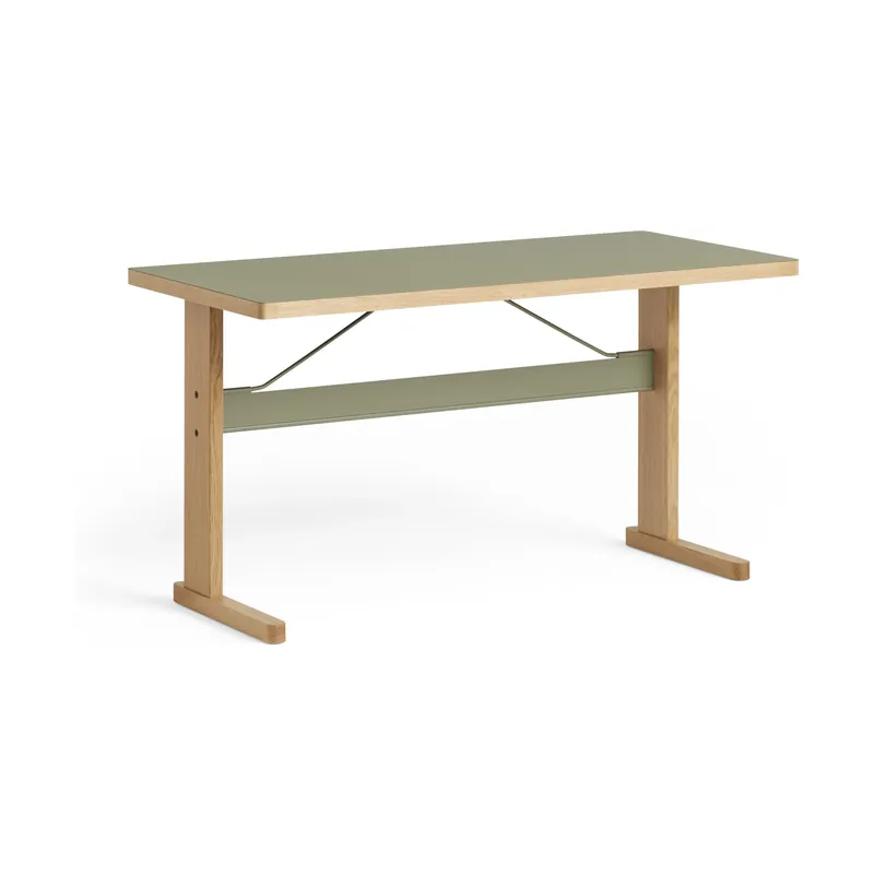 Actieprijs HAY Passerelle bureau 140x65 cm eiken thyme green