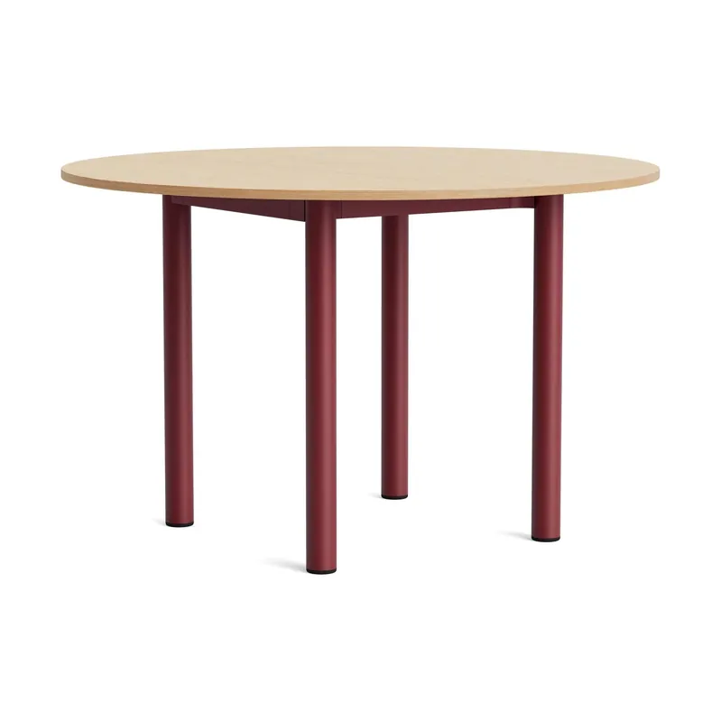 HAY Annex Round eettafel Ø120 cm gelakt eiken/Barn Red Koop Online