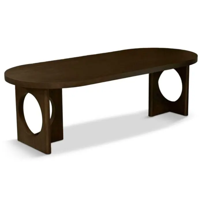 Fabrieksprijs Eettafel Olivia Plat Ovaal New Brown 250cm