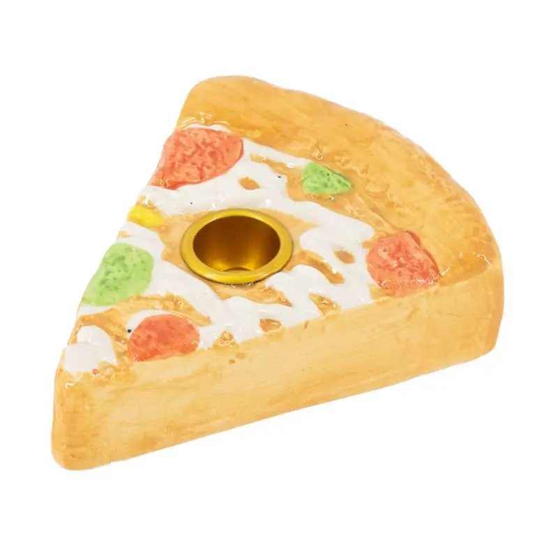 Gereduceerde Prijs Aardewerk kaarsenstandaard ‘Pizzapunt‘