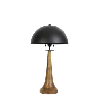 Meest Verkocht Light&living Tafellamp Ø30x60 cm JOVANY hout olie+zwart