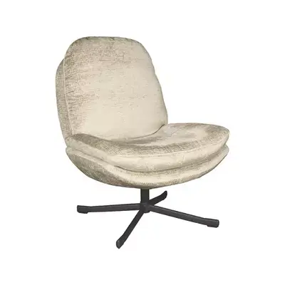 Nu Kopen LABEL51 Fauteuil Noel - Beige - Stof - 80x66x57 cm