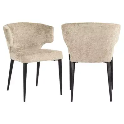 Richmond Eetkamerstoel Taylor desert fusion fire retardant Meest Verkocht