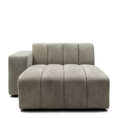 Shop Nu Riviera Maison Dazzle Chaise Longue Left, chenille jacquard vogue, fern green