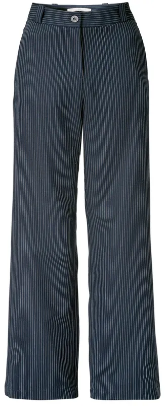 Damesbroek Marlene Pinstripe, Donkerblauw Weekendaanbieding