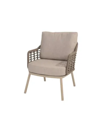 Lage tuinstoel Puglia van 4 Seasons Outdoor Taste - Low dining chair Betaalbaar