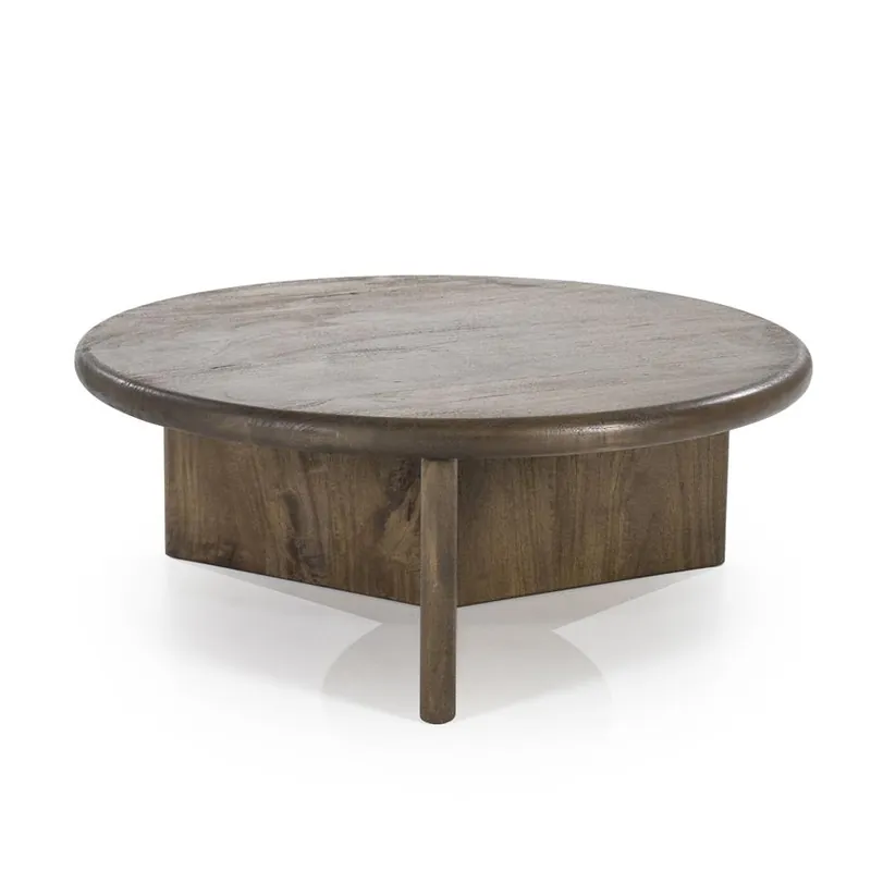 Favoriet Salontafel Leoti Bruin 80×80 cm