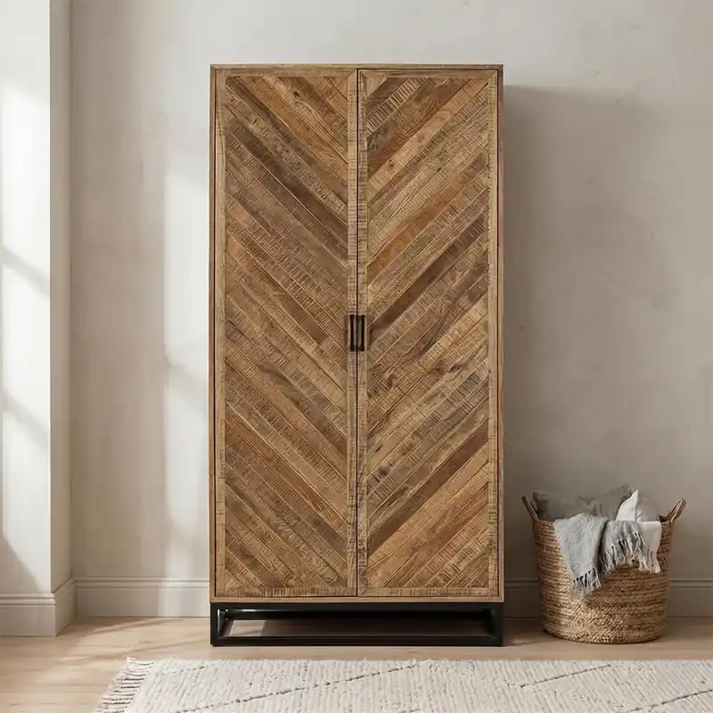 Mangohouten Kast Reno 100 cm Mahom Korting