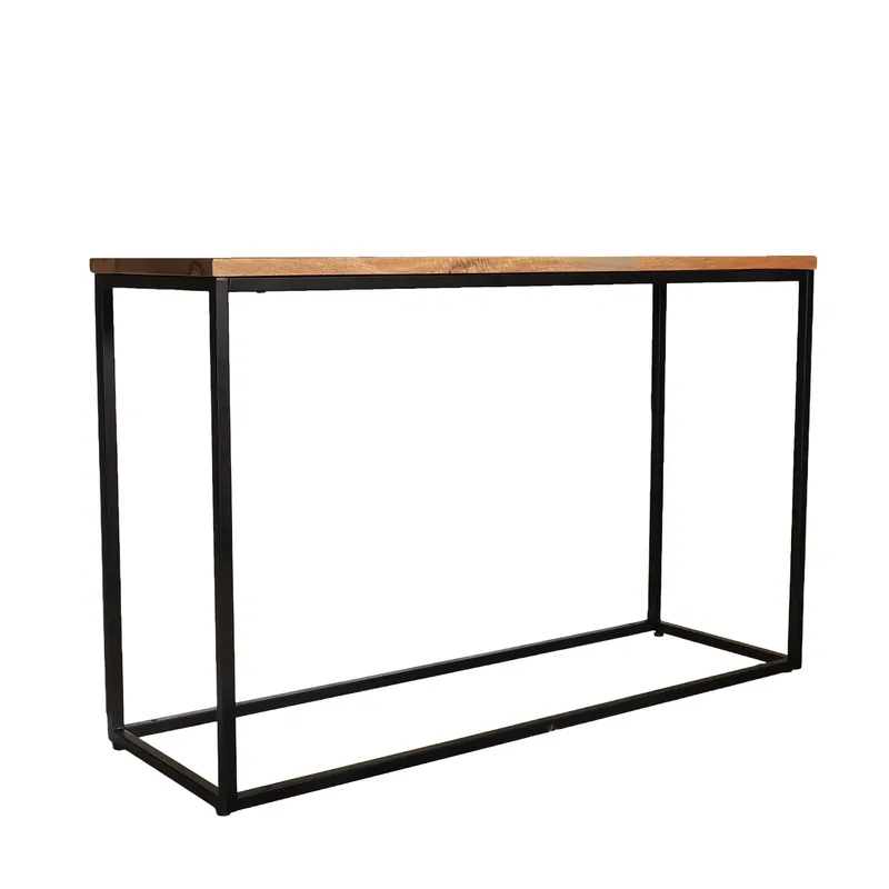 Meest Verkocht Bijzettafel mangohout Osso 120cm lichtbruin