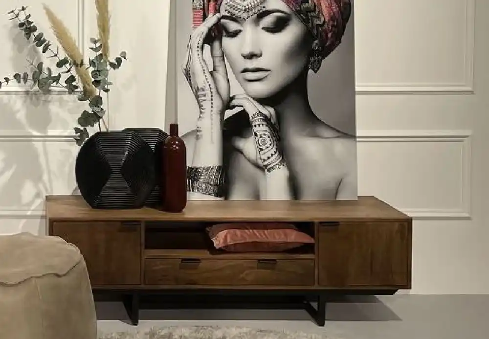 Mango tv meubel op frame 150 cm Snelle Levering